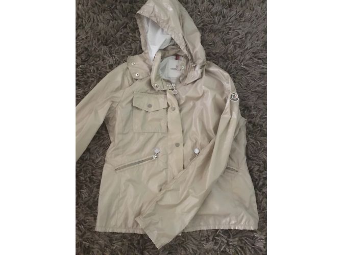 Chaqueta impermeable Moncler beige - vista 5