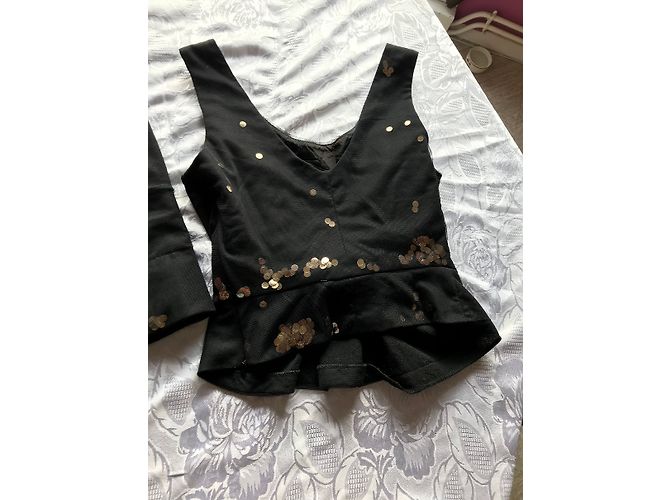 Set Giacca e Top Moschino Cheap And Chic Nero Nylon - vista 4