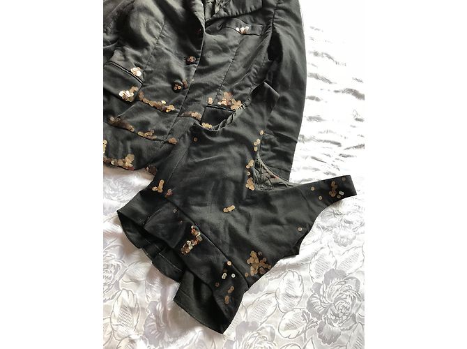 Set Giacca e Top Moschino Cheap And Chic Nero Nylon - vista 8