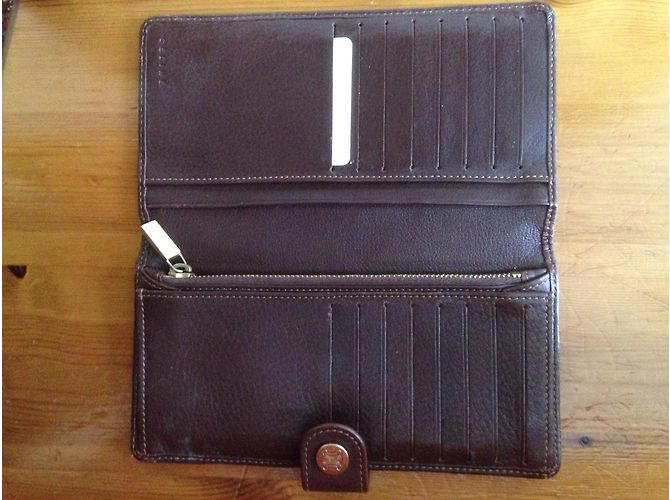 Cartera Céline de piel azul - vista 2