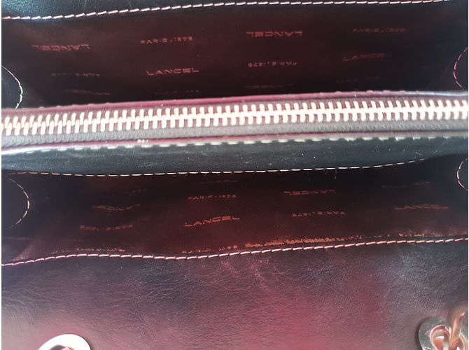 Borsa Lancel Soprano in pelle nera Nero - vista 6