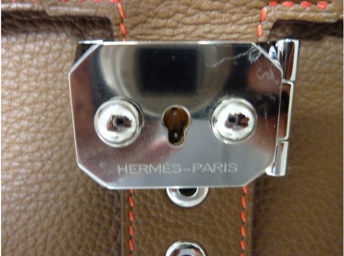 Hermès Sac à Dépêche Doré - vue 8