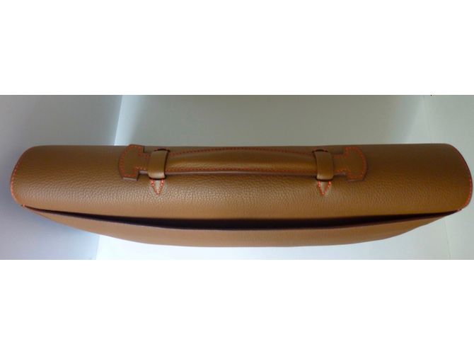 Hermès Sac à Dépêche Doré - vue 9