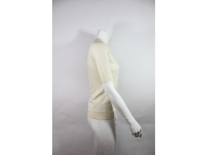 Theory Merinowolle Top Creme S Roh - Ansicht 4