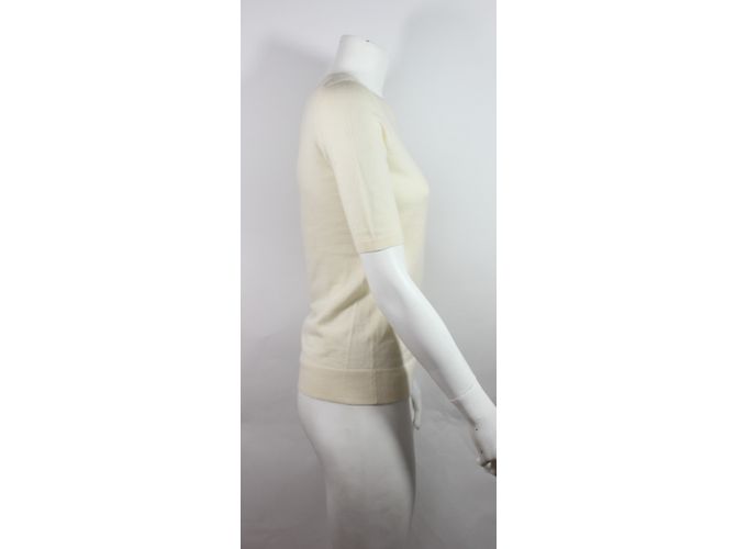 Theory Merinowolle Top Creme S Roh - Ansicht 5