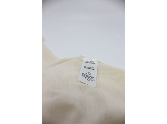 Theory Merinowolle Top Creme S Roh - Ansicht 9