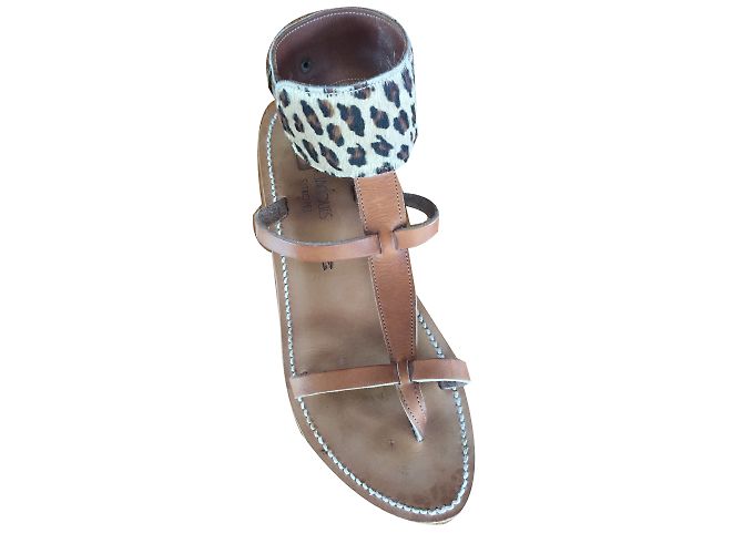 K Jacques Sandalen Leopardenprint - Ansicht 2
