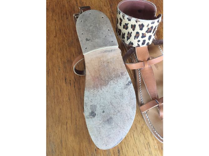 K Jacques Sandalen Leopardenprint - Ansicht 3