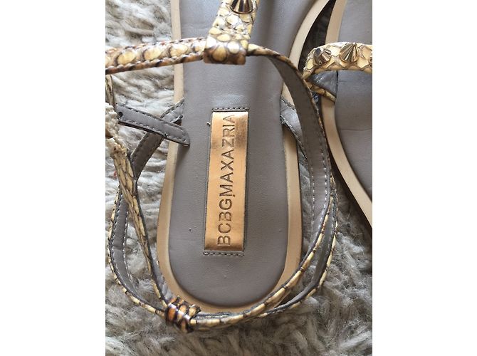 Sandali Bcbg Max Azria in pelle argentati Argento - vista 3