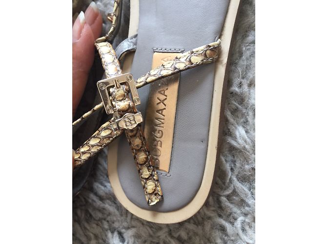 Sandali Bcbg Max Azria in pelle argentati Argento - vista 4