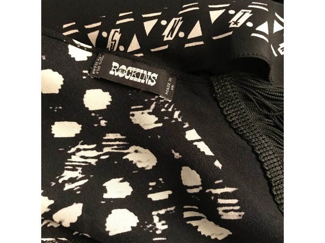 Rockins Schals Schwarz Weiß - Ansicht 6