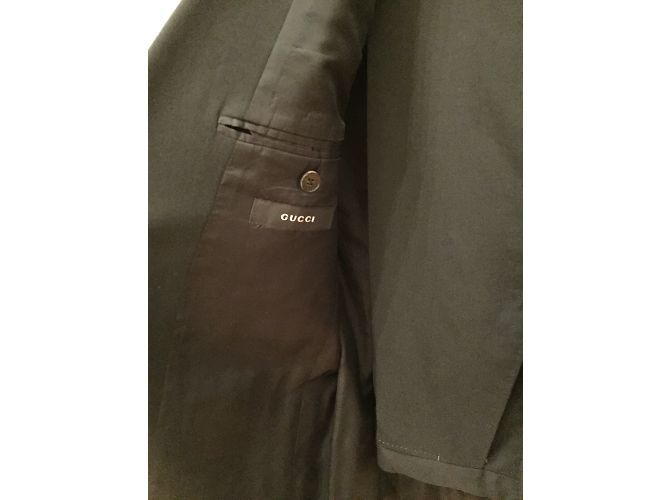 Abito classico in lana due pezzi Gucci Nero - vista 2