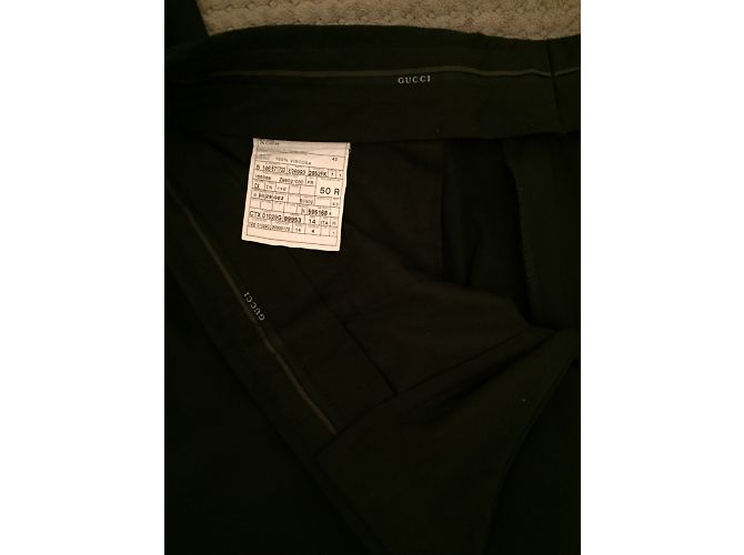 Abito classico in lana due pezzi Gucci Nero - vista 5