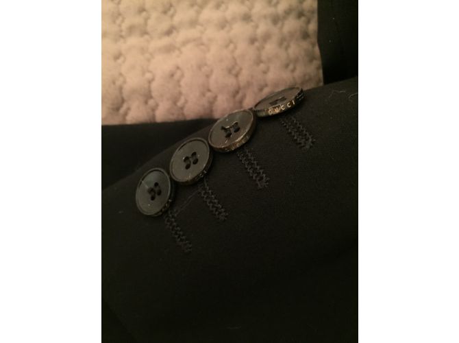 Abito classico in lana due pezzi Gucci Nero - vista 7