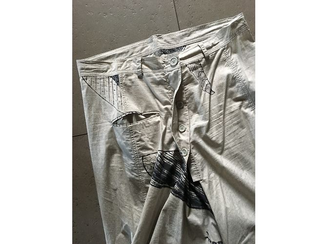 Pantalones Rundholz Black Label de algodón estampado morado oscuro Beige - vista 3