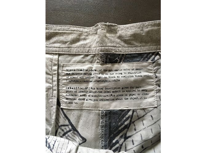 Pantalones Rundholz Black Label de algodón estampado morado oscuro Beige - vista 4