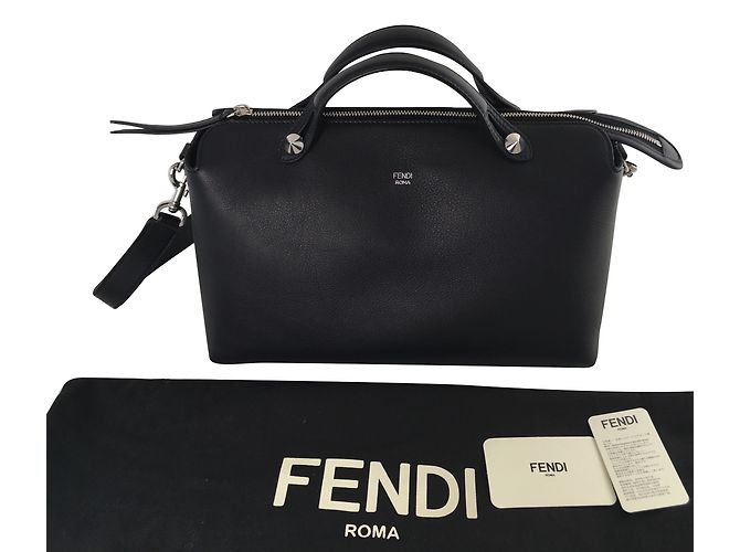 Borsa a mano Fendi By The Way Large in pelle nera Nero - vista 2