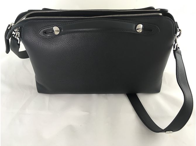 Borsa a mano Fendi By The Way Large in pelle nera Nero - vista 8