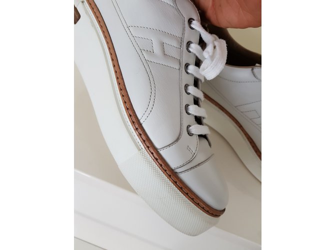 Hermès Polo Sneakers Bianco - vista 10