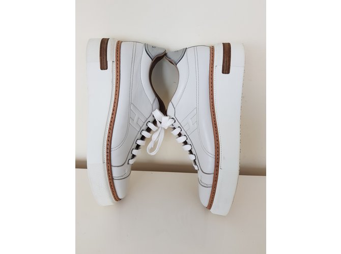 Hermès Polo Sneakers Bianco - vista 11