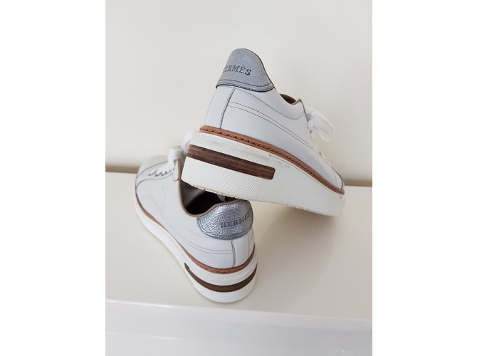 Hermès Polo Sneakers Bianco - vista 12