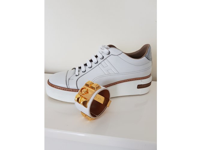 Hermès Polo Sneakers Bianco - vista 14