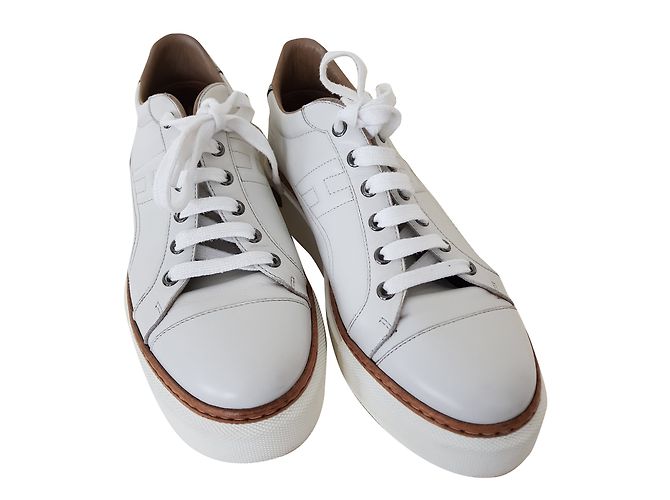 Hermès Polo Sneakers Bianco - vista 2