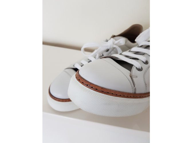 Hermès Polo Sneakers Bianco - vista 3