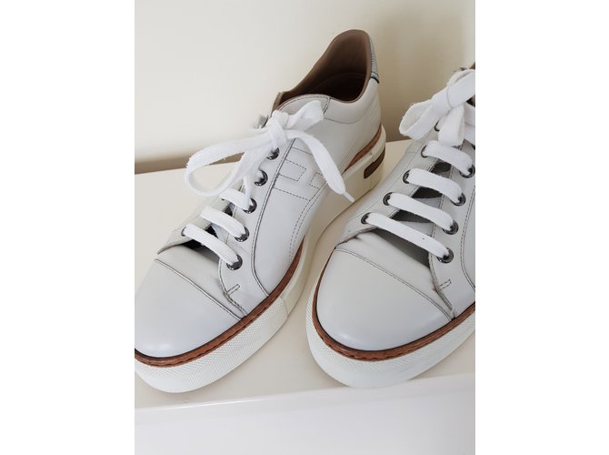 Hermès Polo Sneakers Bianco - vista 6