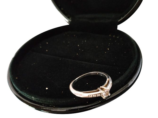 Mauboussin Verlobungsring aus Weißgold Größe 53 Silber - Ansicht 2