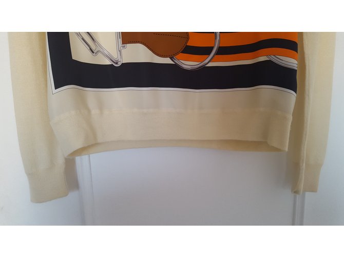 Hermès Prendas de punto Crudo - vista 5