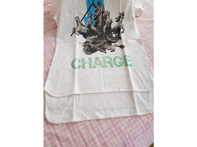Autre Marque Camiseta Laura BROWN ETRE CECILE de algodón blanco Azul - vista 10