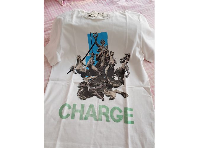 Autre Marque Camiseta Laura BROWN ETRE CECILE de algodón blanco Azul - vista 12