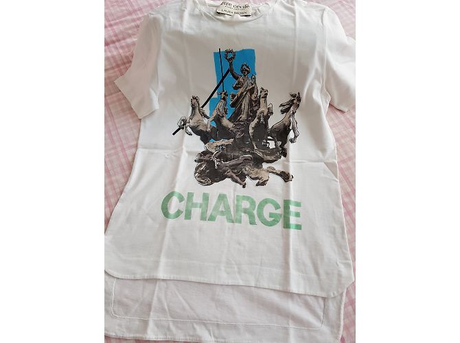 Autre Marque Camiseta Laura BROWN ETRE CECILE de algodón blanco Azul - vista 13