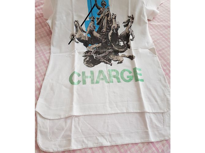 Autre Marque Camiseta Laura BROWN ETRE CECILE de algodón blanco Azul - vista 15