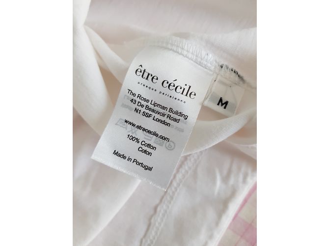 Autre Marque Camiseta Laura BROWN ETRE CECILE de algodón blanco Azul - vista 6