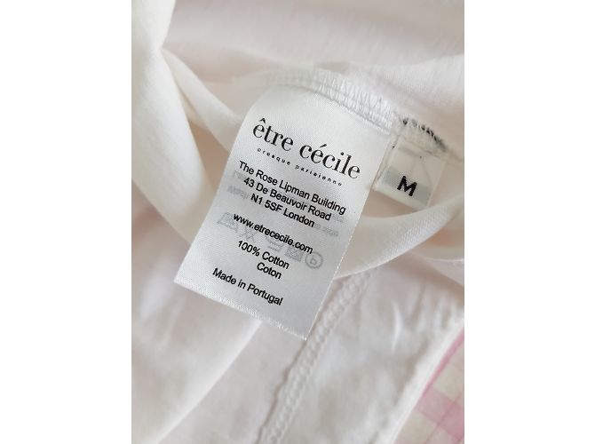 Autre Marque Camiseta Laura BROWN ETRE CECILE de algodón blanco Azul - vista 7