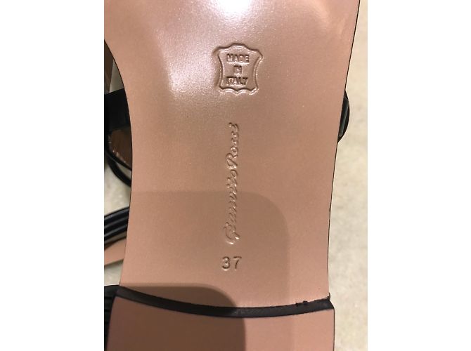 Gianvito Rossi Sandali stile gladiatore Medusa Nero - vista 4