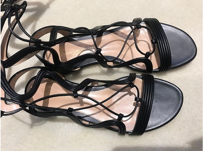 Gianvito Rossi Sandali stile gladiatore Medusa Nero - vista 5