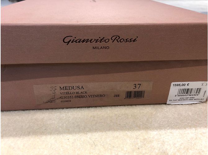 Gianvito Rossi Sandali stile gladiatore Medusa Nero - vista 6