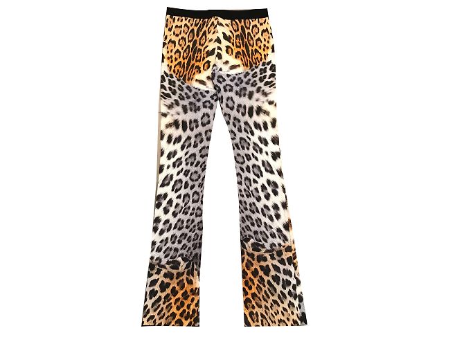 Pantalones de Corte Recto Just Cavalli Viscosa Multicolor - vista 2