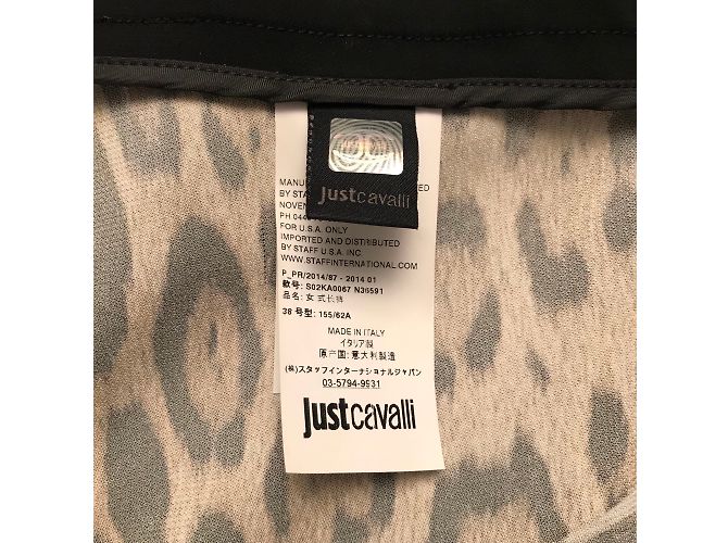 Pantalones de Corte Recto Just Cavalli Viscosa Multicolor - vista 5