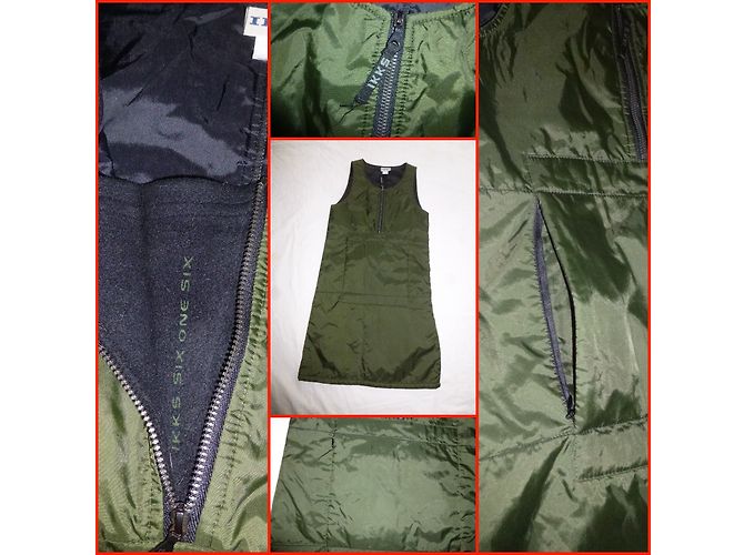 Ikks Trägerloses Kleid Grün Polyamid 11-12 Jahre - Ansicht 2
