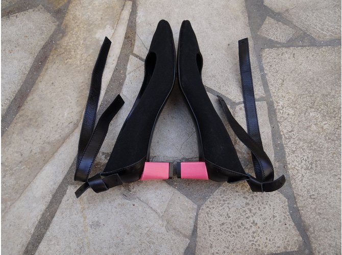 Bruno Frisoni Tacchi Nero Rosa - vista 5