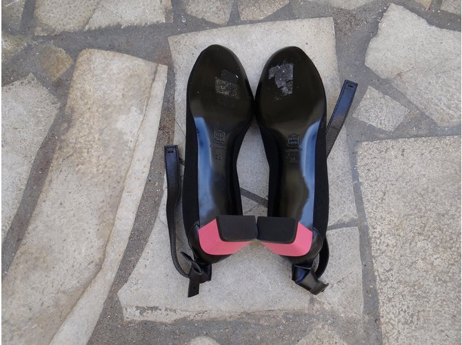 Bruno Frisoni Tacchi Nero Rosa - vista 7