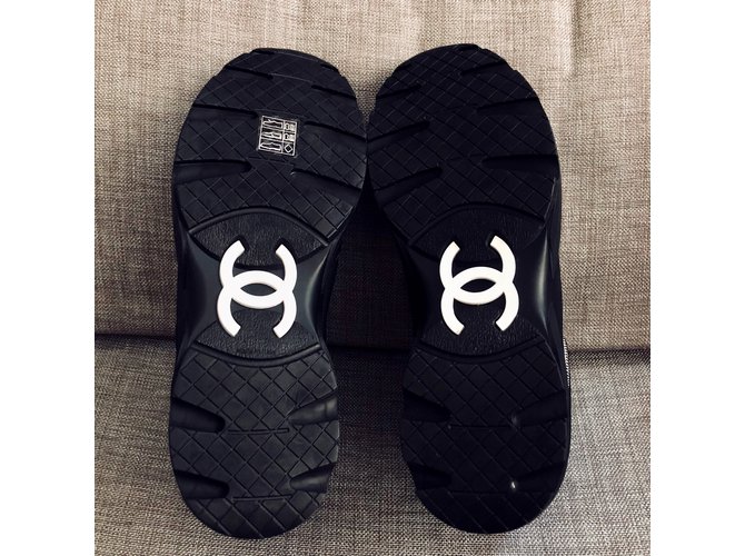 Chanel scarpe da ginnastica Nero - vista 5