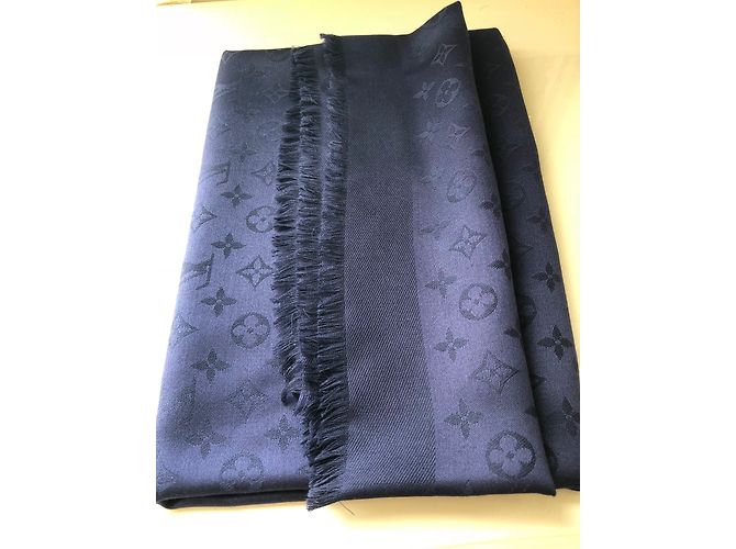 Louis Vuitton Schal Marineblau - Ansicht 3