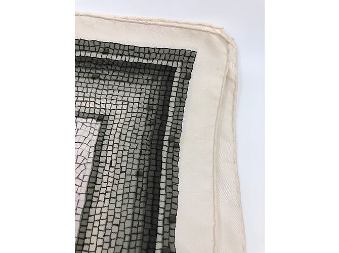 Hermès Lenço "Les auriges" Verde - vista 10