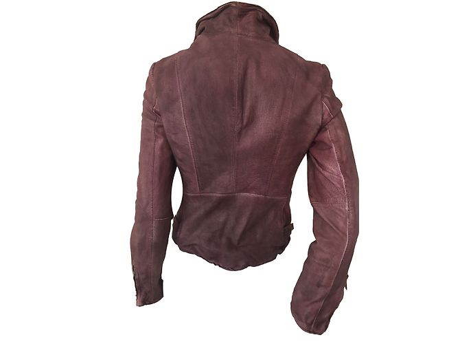 Muubaa Leder Bikerjacke aus Lammleder - Ansicht 2