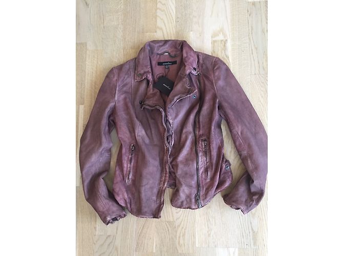 Muubaa Leder Bikerjacke aus Lammleder - Ansicht 4